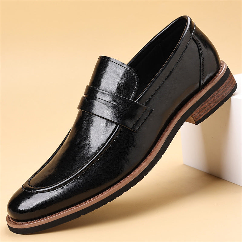 Authentic Luxe Leather Slip On Shoes