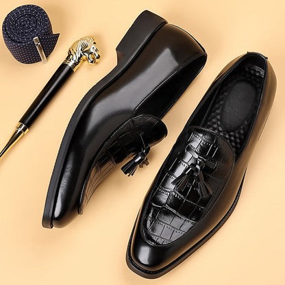 Luxury Mens Leather Slip On Shoes