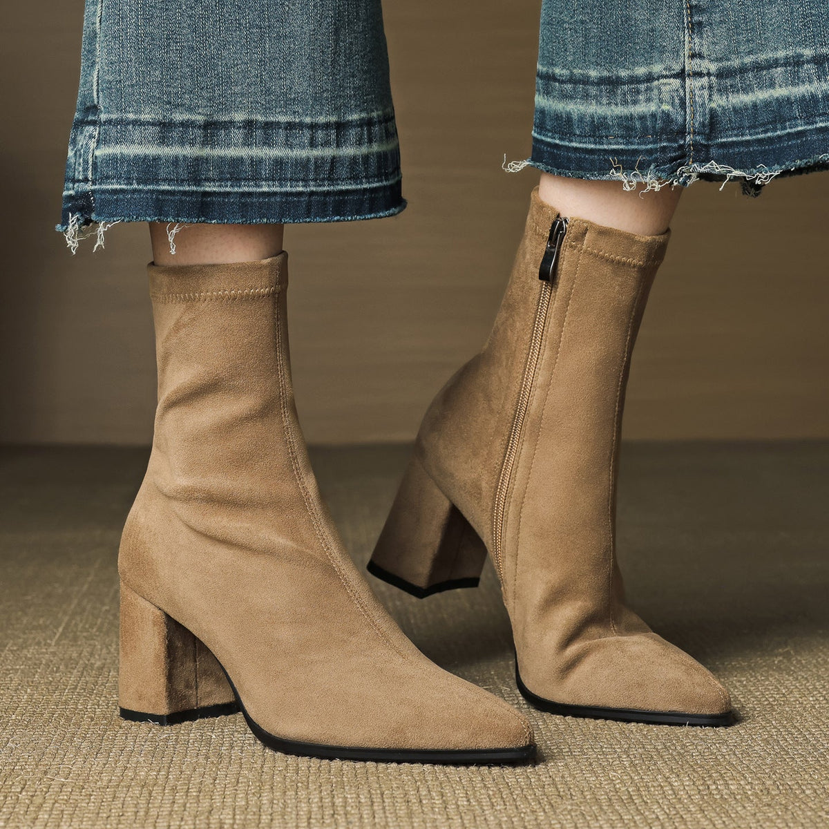 Luxurious Soft Suede Ankle Boots