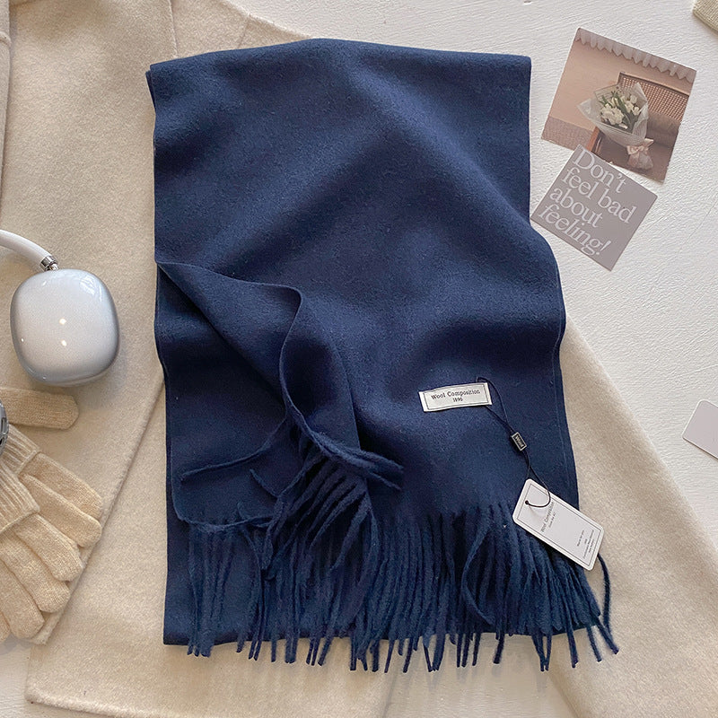 Soft Tassel Scarf Shawl