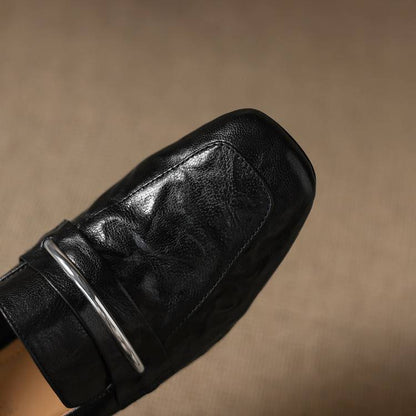 Authentic Leather High Heel Shoe