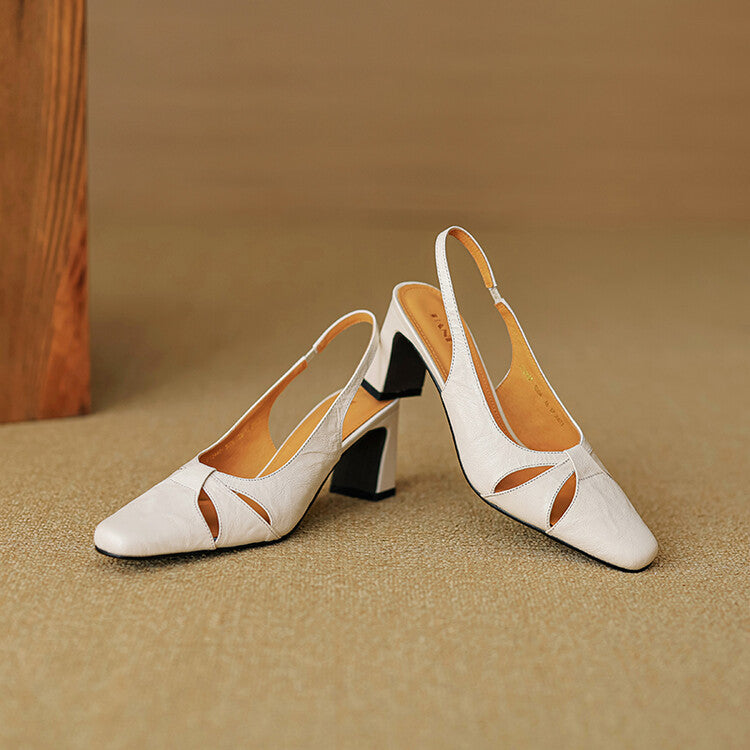 Authentic Leather Mule Shoes