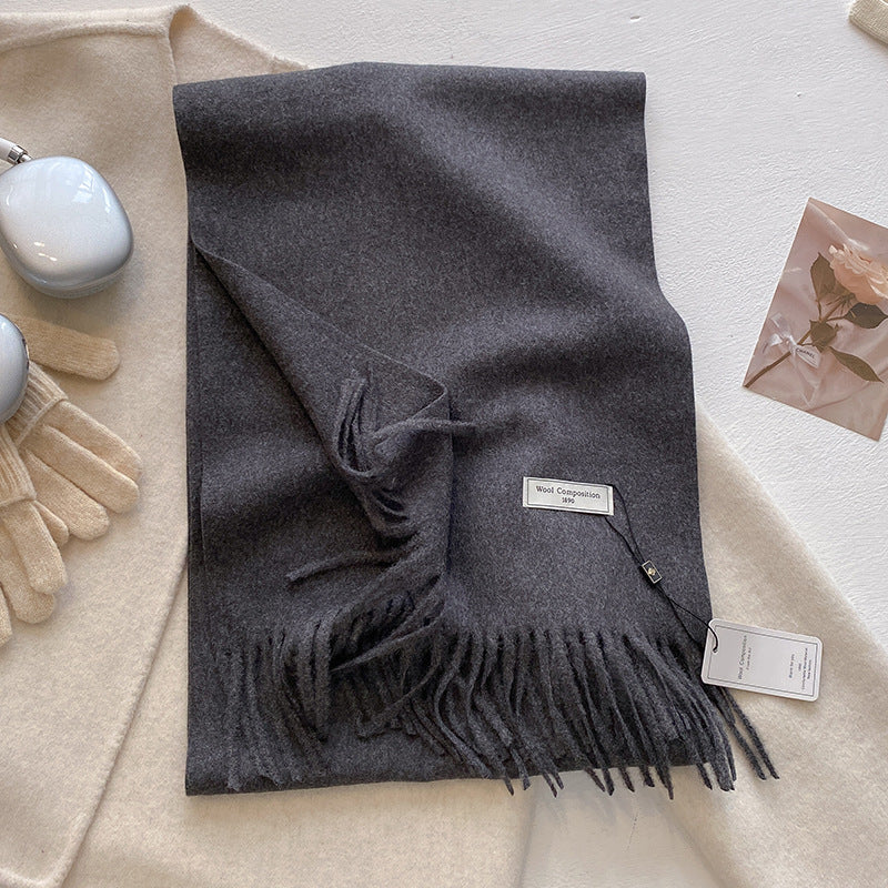 Soft Tassel Scarf Shawl