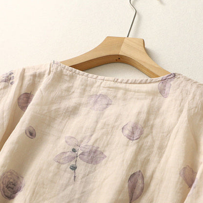 Casual Floral Women's Blouse