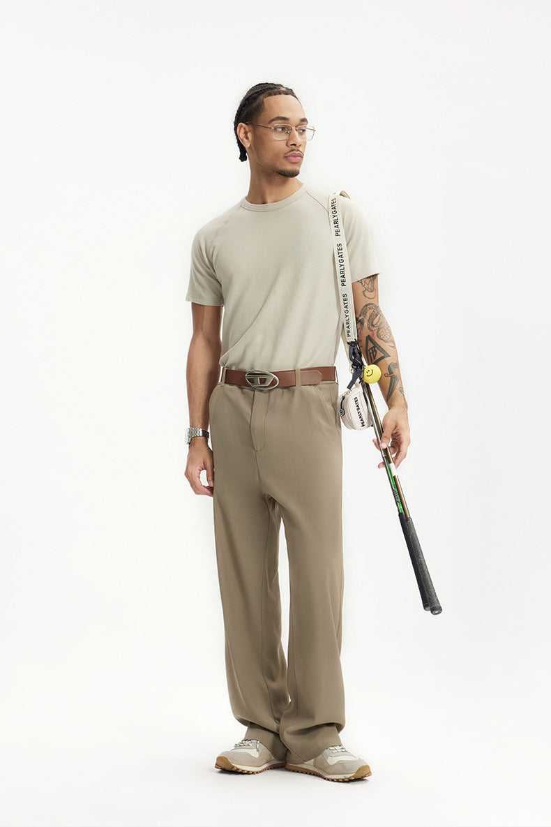 Men's Wide Leg Dress Pants - VibreMode