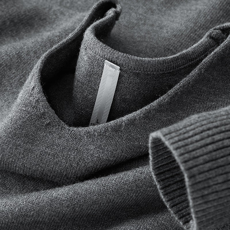 Classic Crew Neck Pullover Sweater