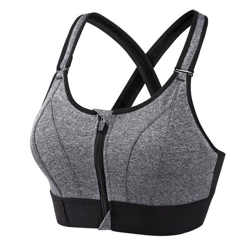 Women's Comfort Bra Zip-Front Supportive