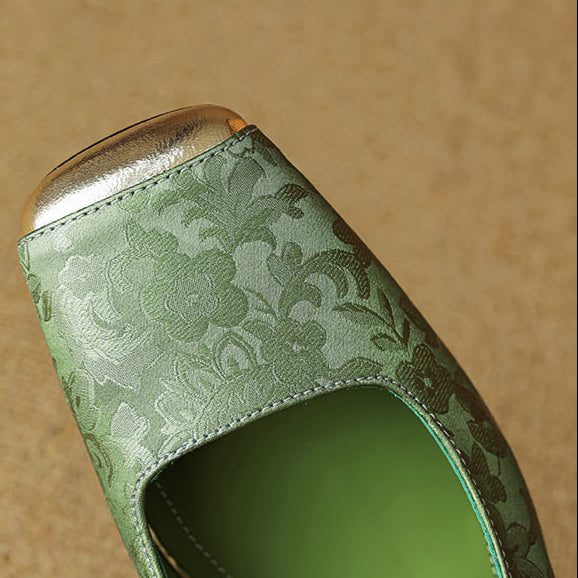 Comfortable Low Heel Slingbacks