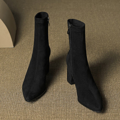 Luxurious Soft Suede Ankle Boots