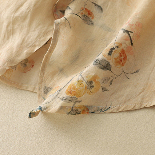 Elegant Floral Women's Blouse