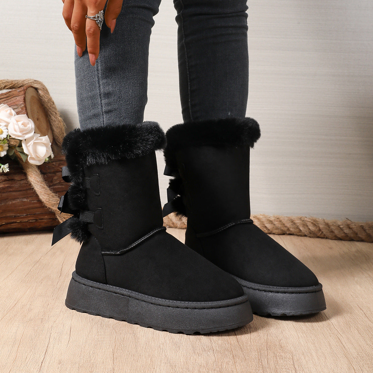 Warm Winter Snow Boots