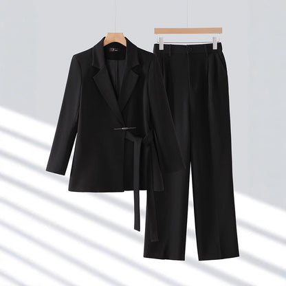 Classic Women's 2 Piece Blazer Suit Set