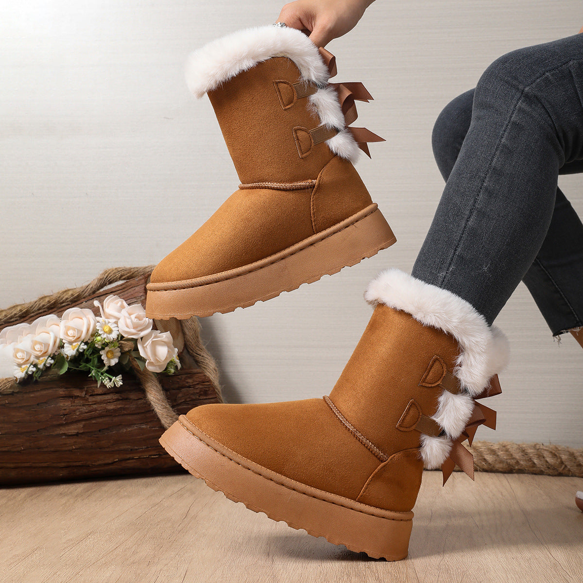 Warm Winter Snow Boots