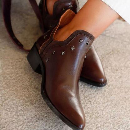 Studded Western Boots - VibreMode