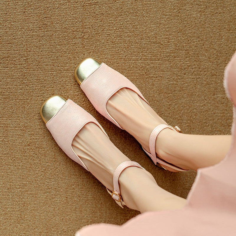 Elegant Low Heel Sandals