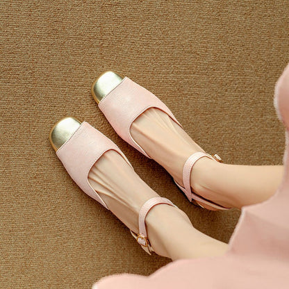 Elegant Low Heel Sandals