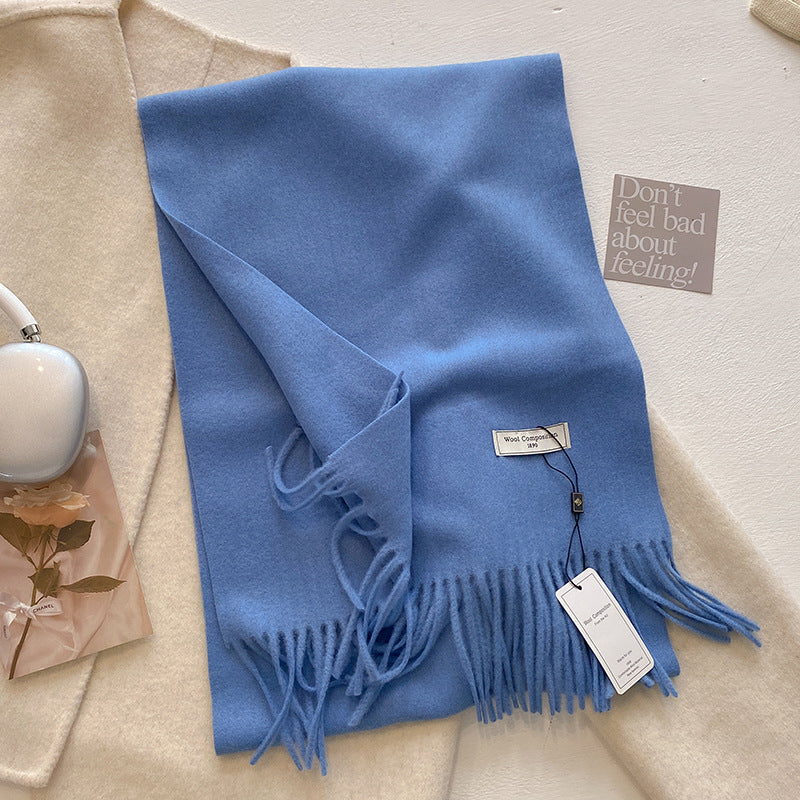 Soft Tassel Scarf Shawl