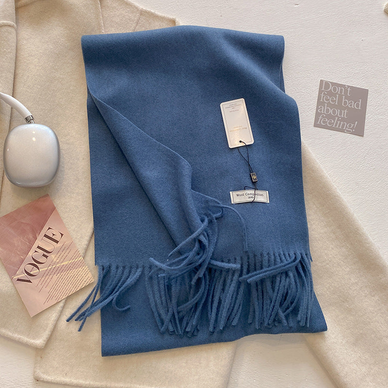 Soft Tassel Scarf Shawl