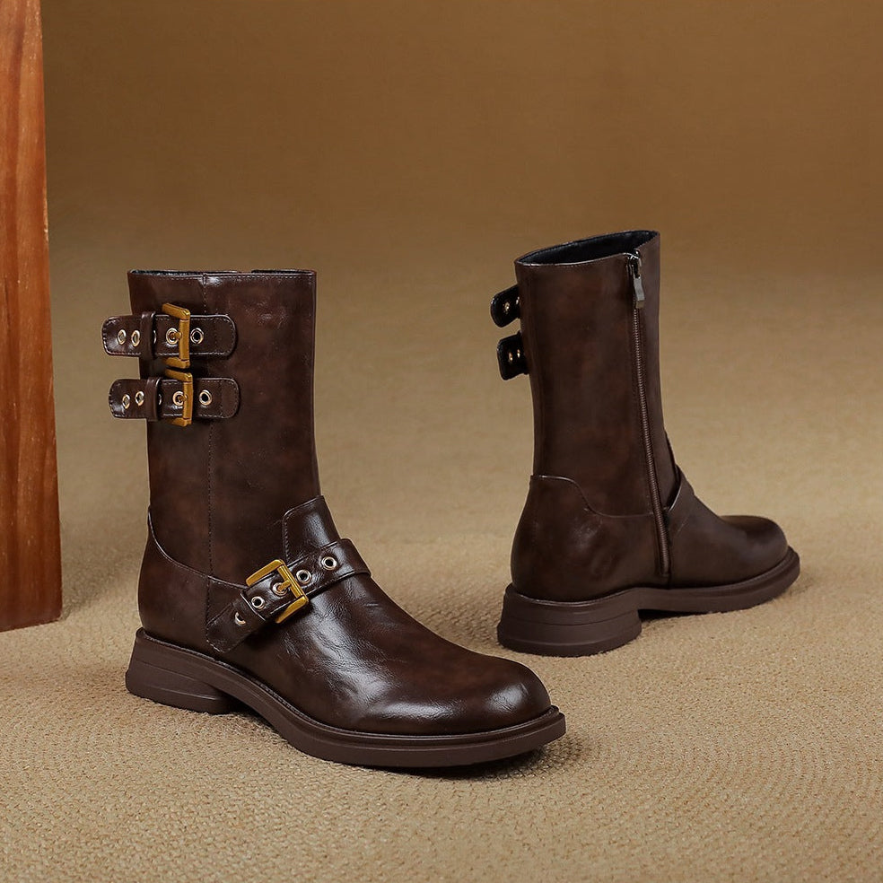 Women's Leather Boots - VibreMode
