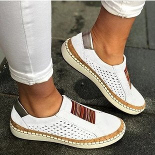 Women's Orthopedic Slip-On Sneakers Breathable Cushioned Casual