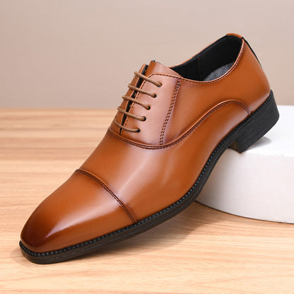 Classic Genuine Leather Oxford Shoes - VibreMode