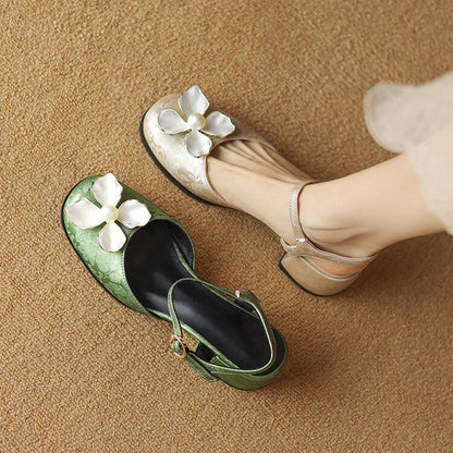 Elegant Backless High Heel Shoes