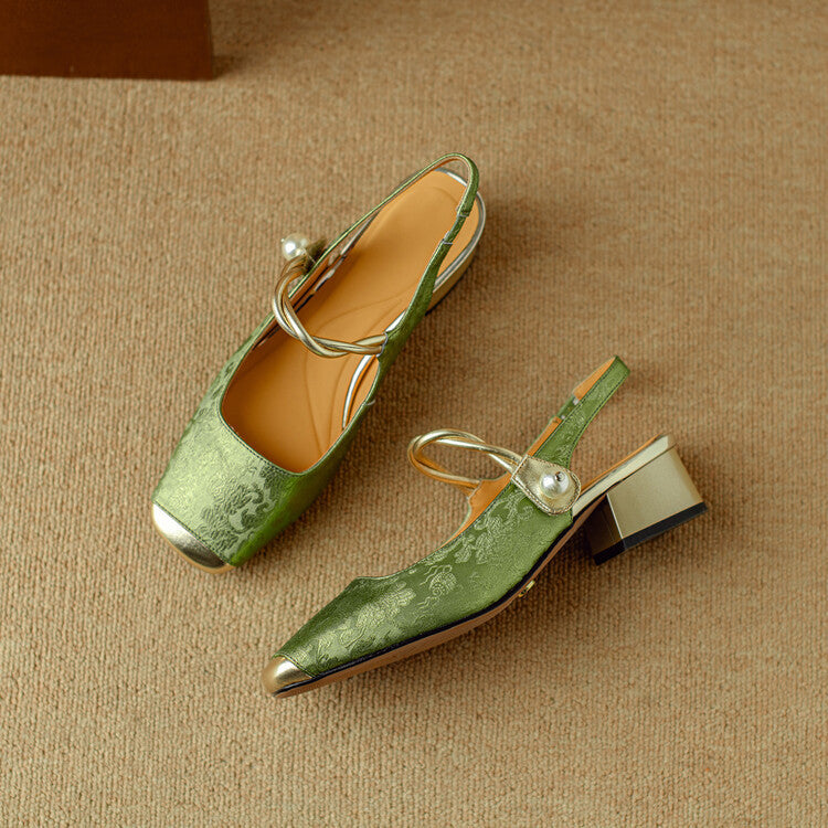 Luxury High Heel Leather Shoes