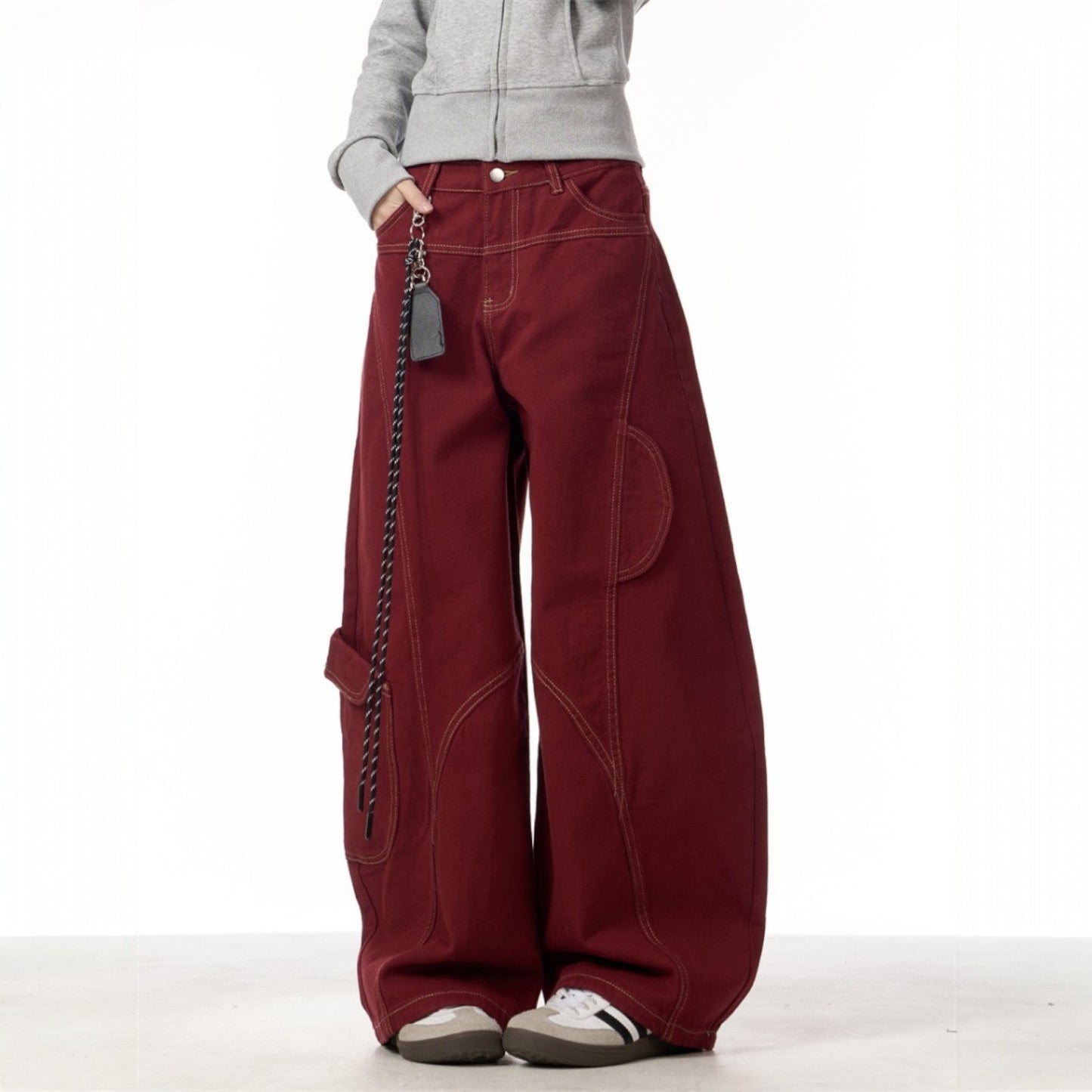 Women's Wide Leg Cargo Pants - VibreMode