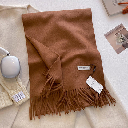 Soft Tassel Scarf Shawl