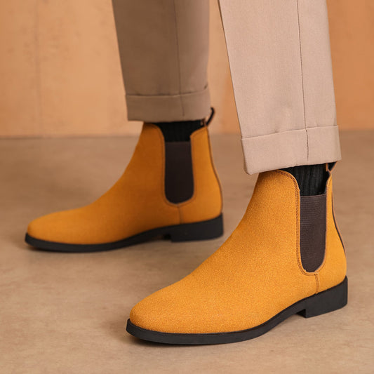 Soft Brown Ankle Boots - VibreMode