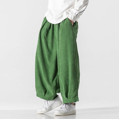 City Nomad Women's Corduroy Wide Leg Pants - VibreMode
