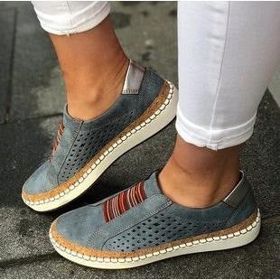 Women's Orthopedic Slip-On Sneakers Breathable Cushioned Casual