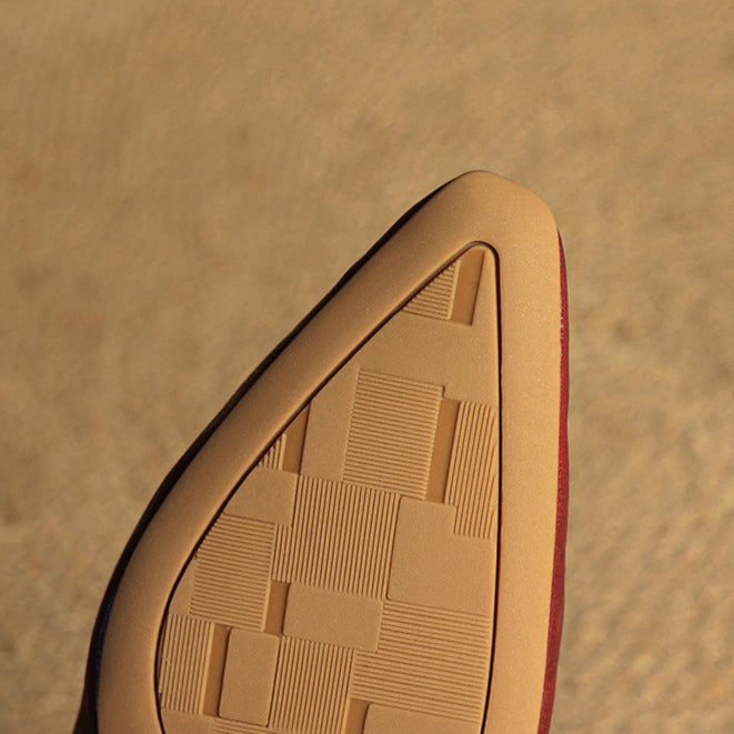 Authentic Leather High Heel Sandals