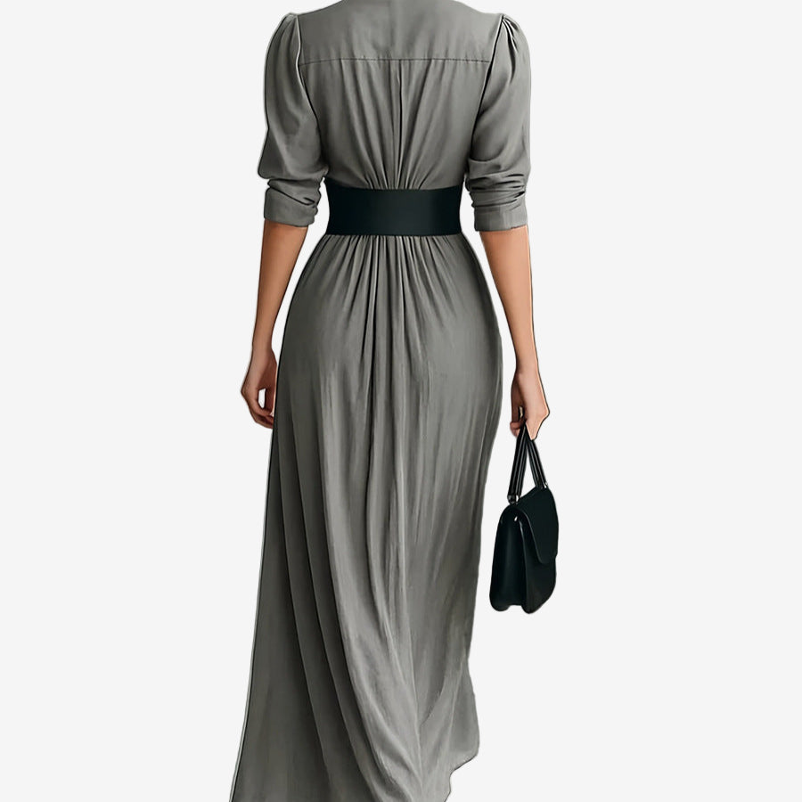 Elegant Long Sleeve Women's Dress