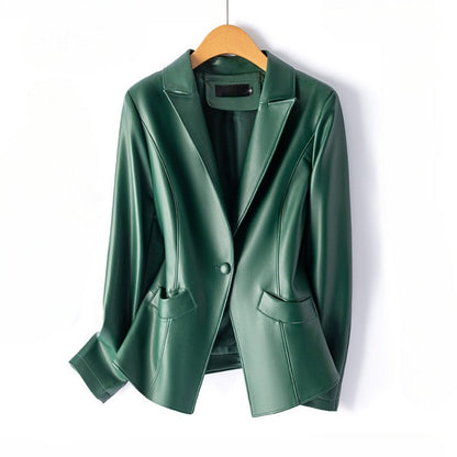 Vittoria Leather Blazer - Jack Hafford