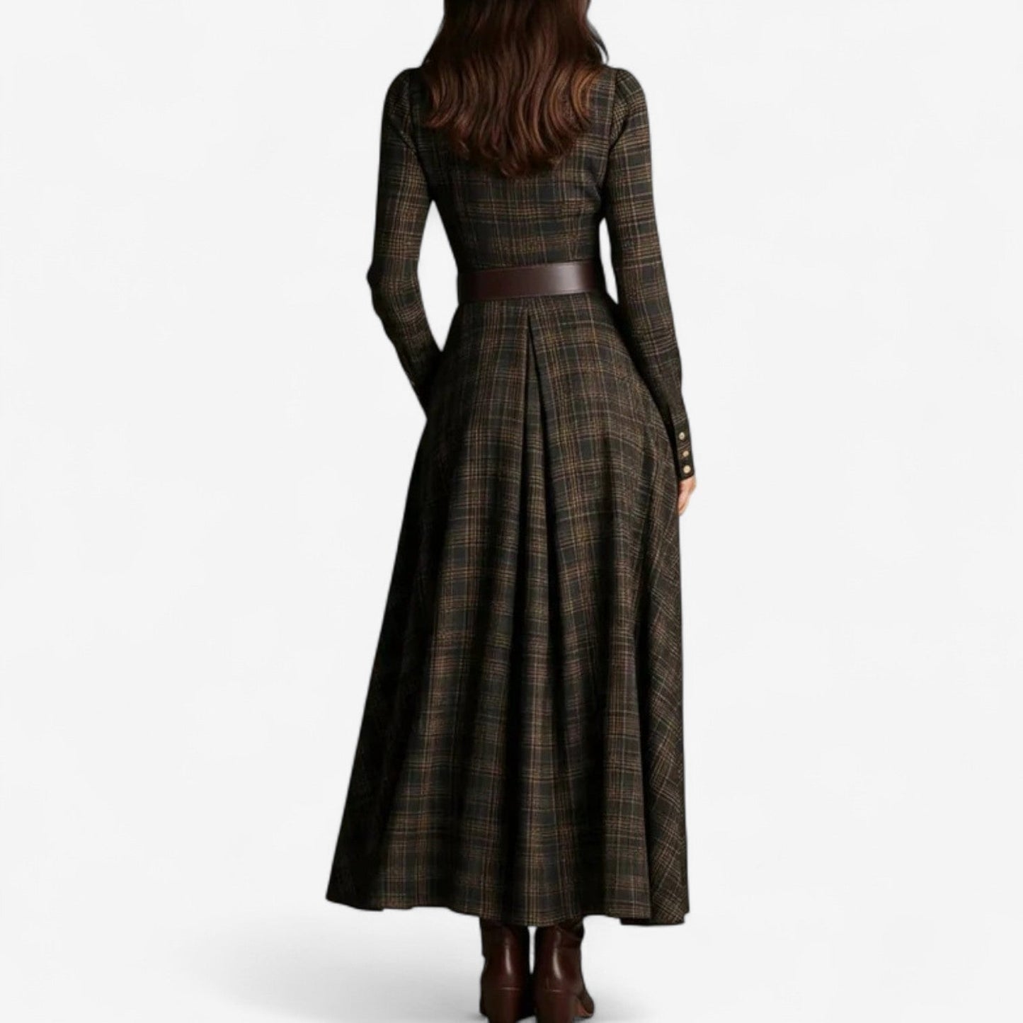 Classic Long Sleeve Maxi Dress