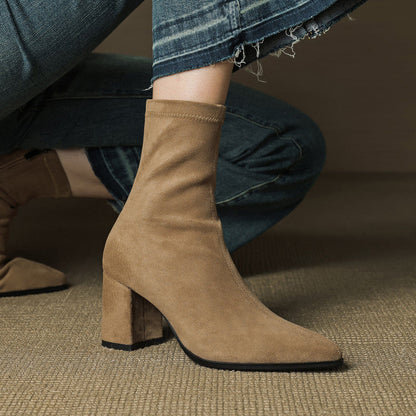 Luxurious Soft Suede Ankle Boots