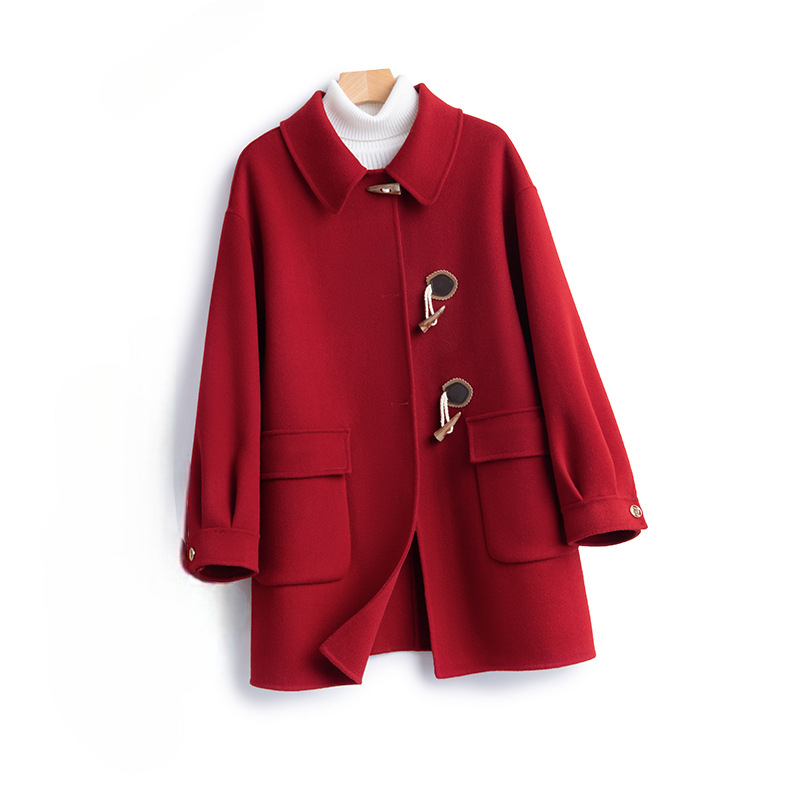 Women's Wool Duffle Coat - VibreMode