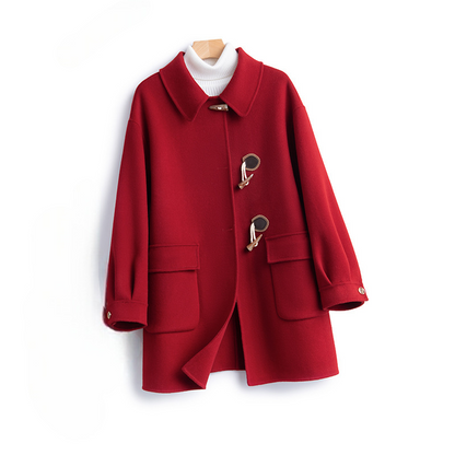 Women's Wool Duffle Coat - VibreMode