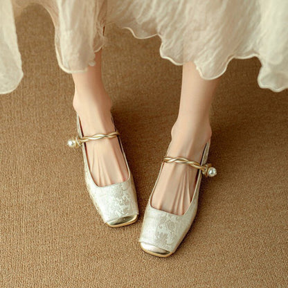 Luxury High Heel Leather Shoes