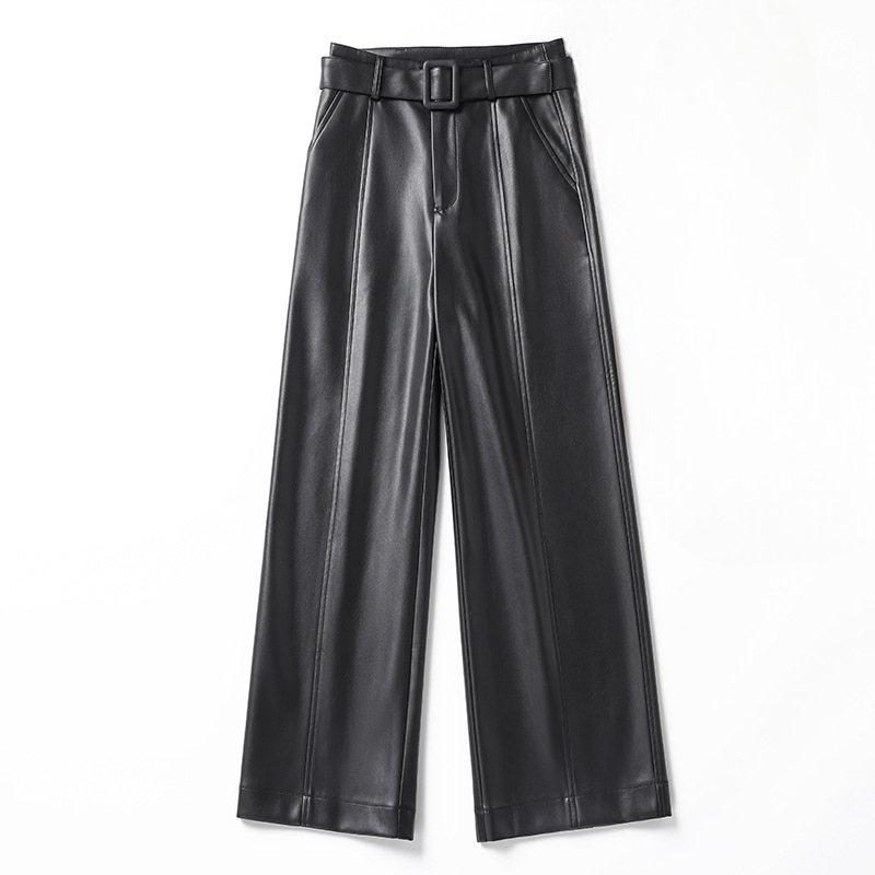 Serrano Belted Leather Pants - Jack Hafford