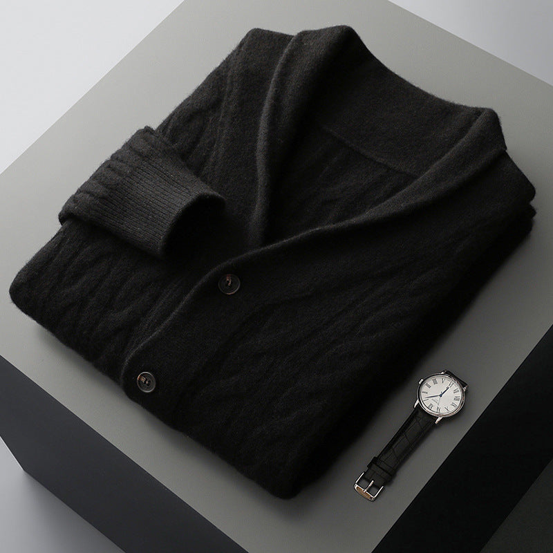 Warm Pure Wool Crew Sweater