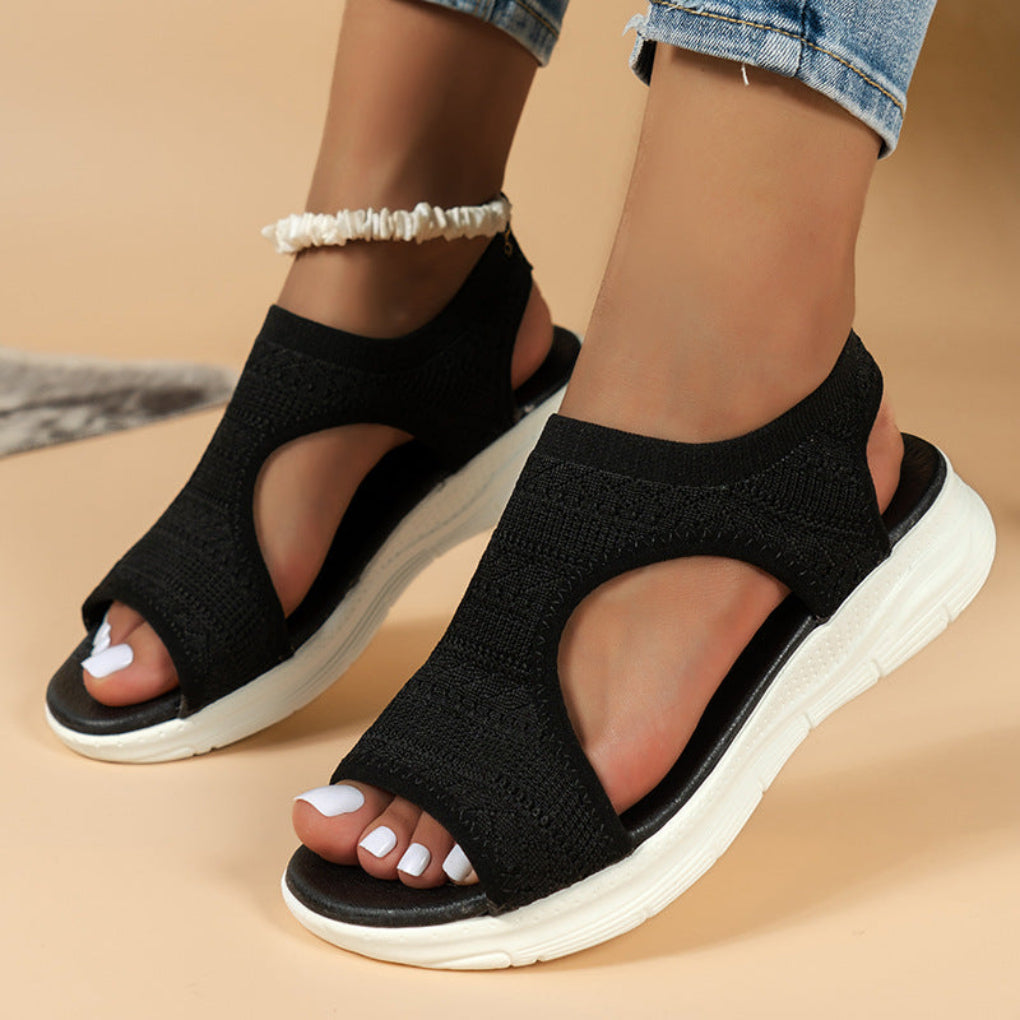 Orthopedic Sport Sandals Cushioned Knit Upper - VibreMode