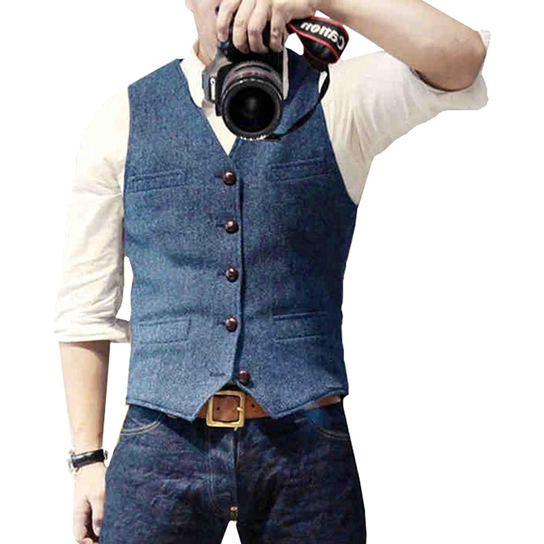 Men's Summer Vest Elegant Fit - VibreMode
