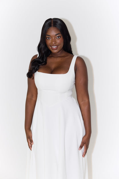 Elegant Casual Midi Dress