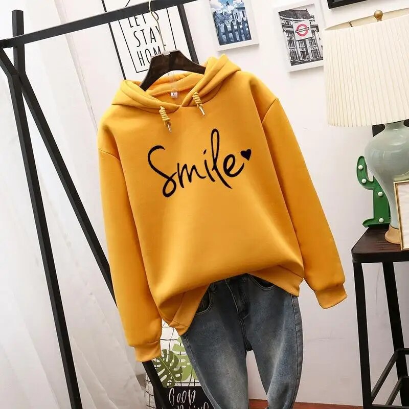 Women's Long Sleeve Hoodie Soft Warm