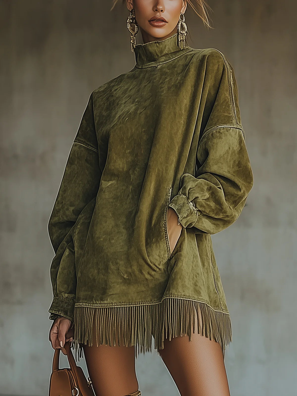 Soft Ruffled Women's Casual Dress - VibreMode