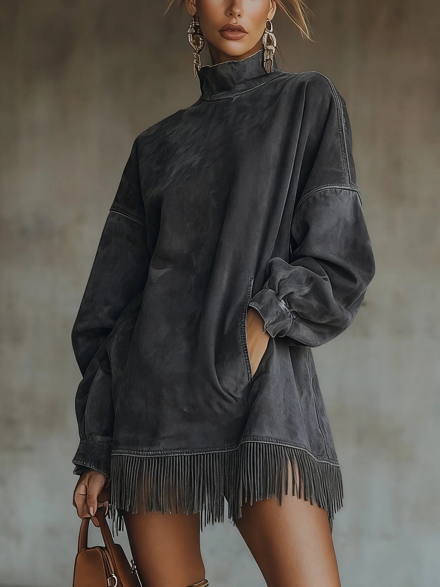 Soft Ruffled Women's Casual Dress