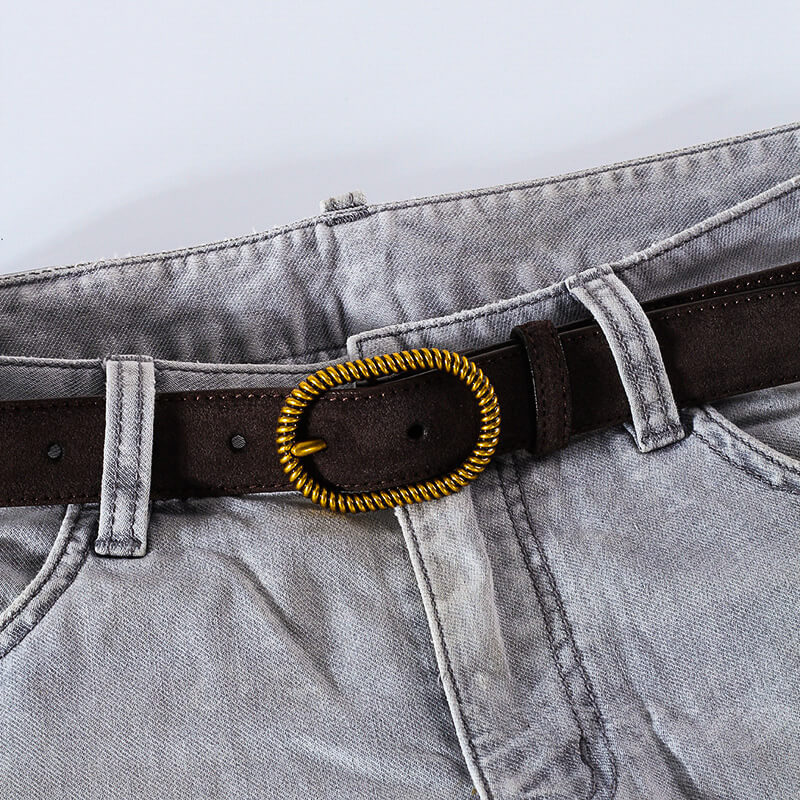 Soft Leather Waist Belt