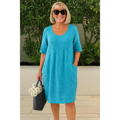 Lightweight Casual Summer Dress - VibreMode